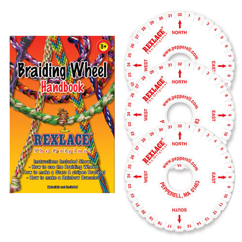 Foam Kumihimo Friendship Bracelet Braiding Wheel 3-Pack