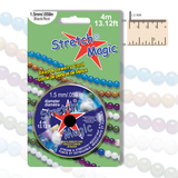 Stretch Magic Elastic Bead Cord, 1.5mm x 4m, Clear or Black, Beaded Bracelets, Stretch Jewelry, Friendship Bracelets