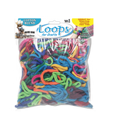 Cotton Blend Weaving Loops for 7.5 in Loom, 10 oz or 16 oz Bags, Multi-Color, Potholder Weaving, Kids Crafts, Loom Projects