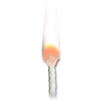 1285 Fiberglass Flat Braid Torch Wick, 50yd or 100yd Bulk Spool, Patio Torches, Tiki Torches, Oil Lamp Making