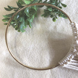 Brass-Plated Metal Craft Rings, 14 Sizes (1–18 in), Solid Ring, Macrame Frames, Dreamcatchers, Plant Hangers