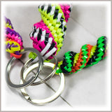 Metal Split Key Rings, Bulk Pack of 144, Paracord Lanyards, Keychains, ID Badge Holders, Craft Hardware
