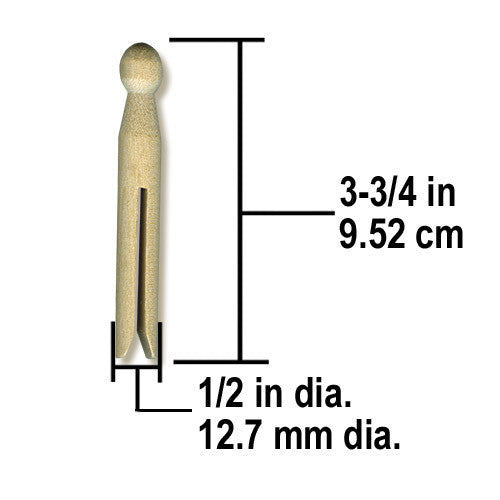 Wooden Doll Pins