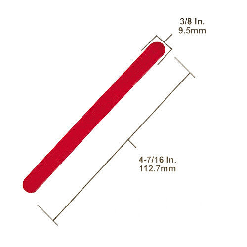 Jumbo Colorful Wooden Craft Sticks