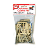 Medium Spring Clothespins, Unfinished Wood, Photo String Displays, Scrapbooking, Home Decor, Gift Wrapping Crafts