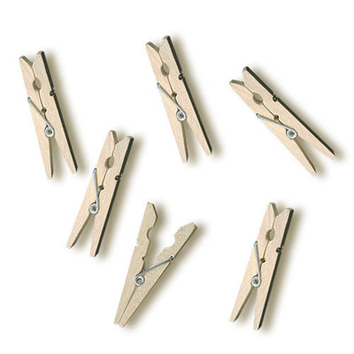 Medium Spring Clothespins, Unfinished Wood, Photo String Displays, Scrapbooking, Home Decor, Gift Wrapping Crafts