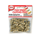 Mini Spring Clothespins, Unfinished Wood, Photo String Displays, Scrapbooking, Gift Wrapping, Party Decor Crafts
