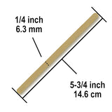 Thin Wooden Craft Sticks, Unfinished, Craft-Grade Pack, Popsicle Art, Scale Models, Weaving, Kids Craft Projects