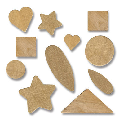 Wooden Craft Shapes, Unfinished Wood, Assorted Pack, Kids Crafts, Scrapbooking, School Art Projects, Home Decor