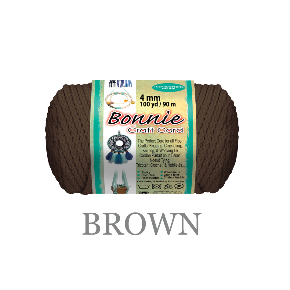 4mm Bonnie Braid 100 yard Macrame Cord
