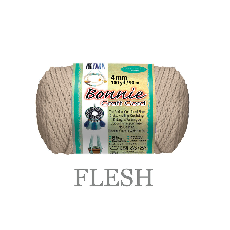 4mm Bonnie Braid 100 yard Macrame Cord