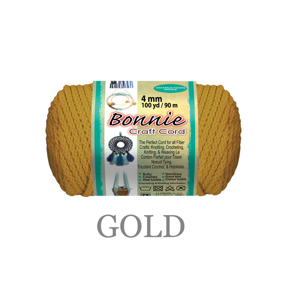 4mm Bonnie Braid 100 yard Macrame Cord