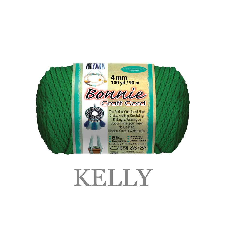 4mm Bonnie Braid 100 yard Macrame Cord