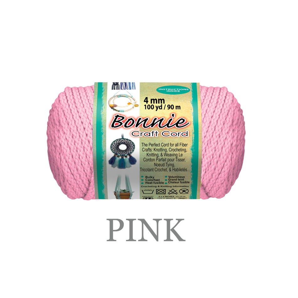 4mm Bonnie Braid 100 yard Macrame Cord