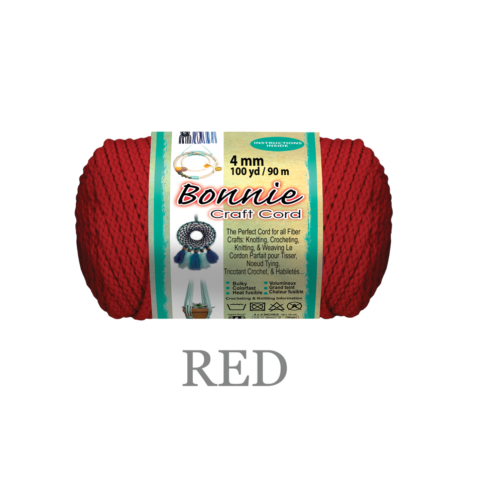 4mm Bonnie Braid 100 yard Macrame Cord