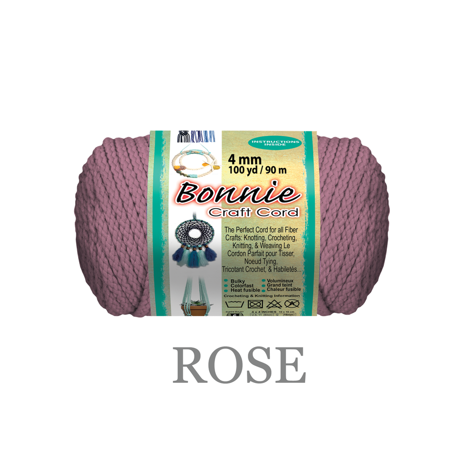 4mm Bonnie Braid 100 yard Macrame Cord