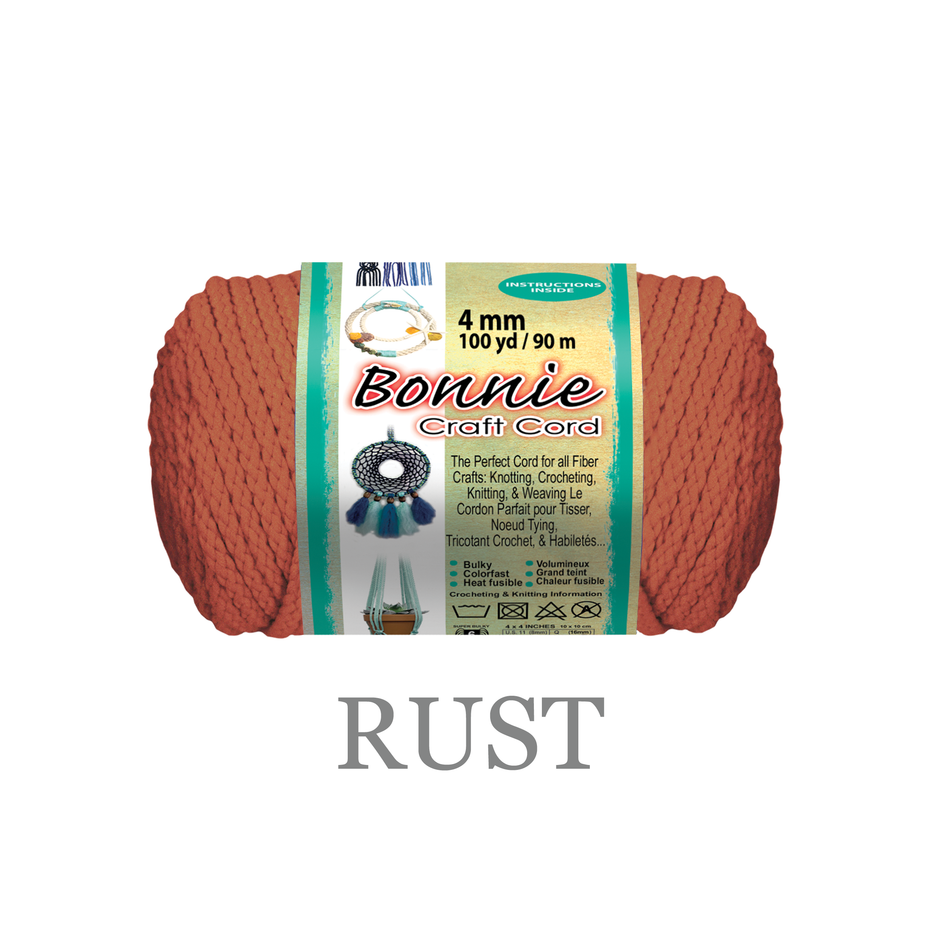 4mm Bonnie Braid 100 yard Macrame Cord