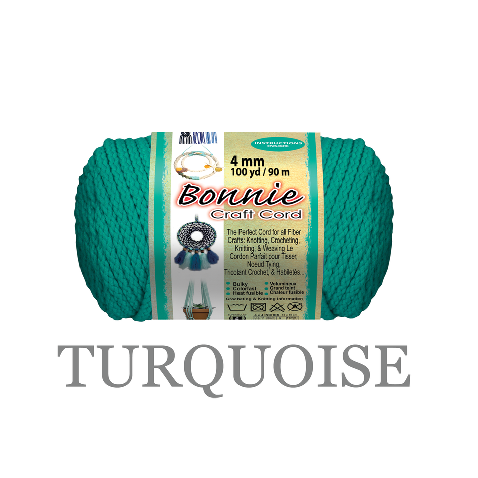 4mm Bonnie Braid 100 yard Macrame Cord