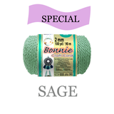 Bonnie Braid Macrame Cord 2mm x 100yd, Polypropylene, 17 Color Options, Friendship Bracelets, Jewelry Making, Wall Hangings