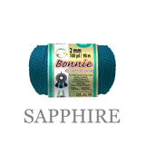 Bonnie Braid Macrame Cord 2mm x 100yd, Polypropylene, 17 Color Options, Friendship Bracelets, Jewelry Making, Wall Hangings