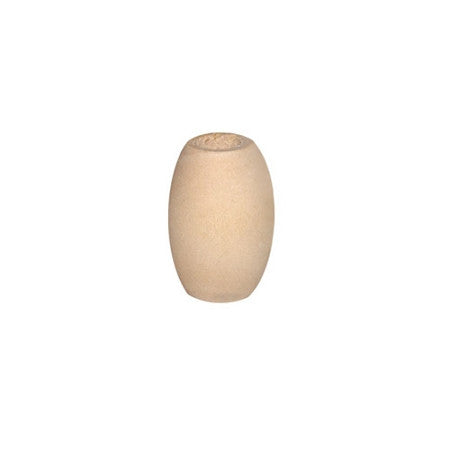 500 Wood Bead Bag: 32x22mm - Unfinished