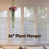 Macrame Plant Hanger 36 inch, Polypropylene Cord, 4 Color Options, Potted Plants, Indoor Decor, Boho Home Styling