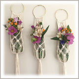 Deluxe Macrame Craft Kits, Cotton Cord and Metal Ring Included, 3 Design Options, Plant Hangers, Wall Art, Dreamcatchers