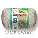 Macrame Cord 4mm x 100yd, Bonnie Braid, Polypropylene, 43 Color Options, Plant Hangers, Wall Hangings, Dreamcatchers