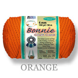 Macrame Cord 4mm x 100yd, Bonnie Braid, Polypropylene, 43 Color Options, Plant Hangers, Wall Hangings, Dreamcatchers