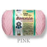 Macrame Cord 4mm x 100yd, Bonnie Braid, Polypropylene, 43 Color Options, Plant Hangers, Wall Hangings, Dreamcatchers