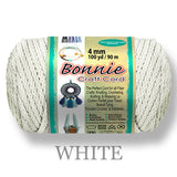 Macrame Cord 4mm x 100yd, Bonnie Braid, Polypropylene, 43 Color Options, Plant Hangers, Wall Hangings, Dreamcatchers