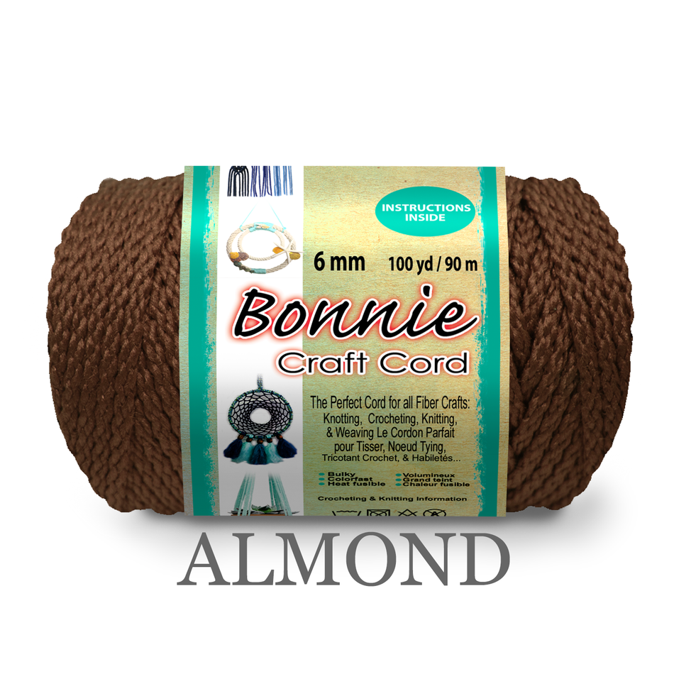 6mm Bonnie Braid 100 yard Macrame Cord