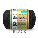 Bonnie Braid Macrame Cord 6mm, 100yd Spool, Braided Polypropylene, 43 Color Options, Wall Hangings, Plant Hangers, Home Decor