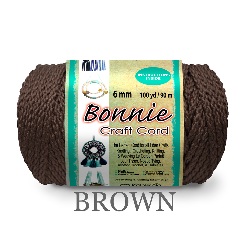 6mm Bonnie Braid 100 yard Macrame Cord