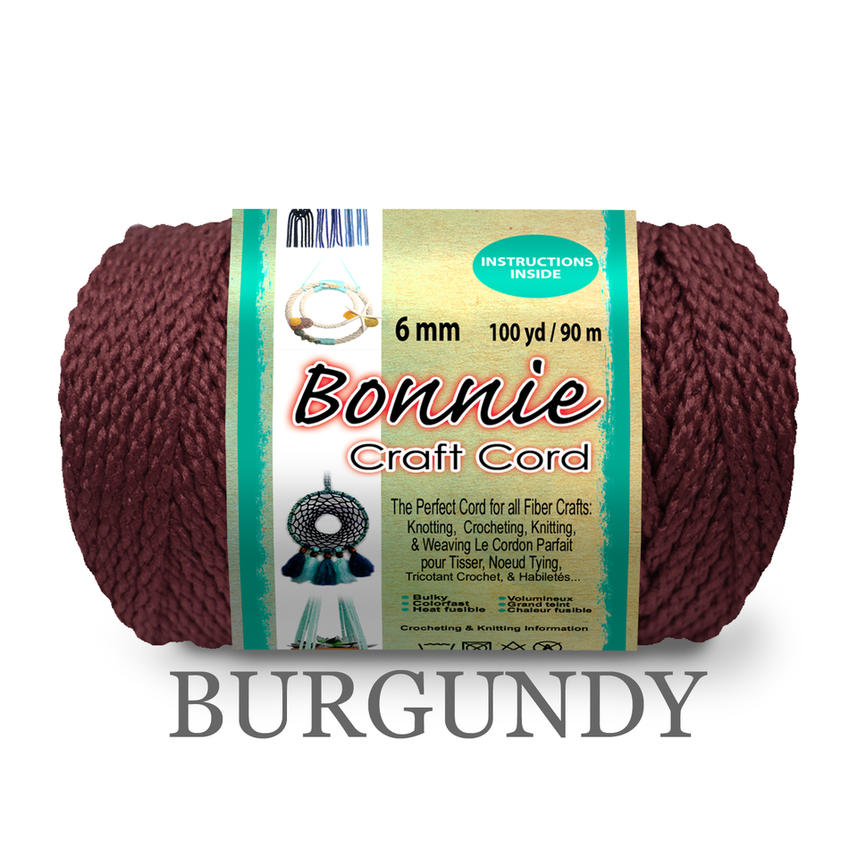 6mm Bonnie Braid 100 yard Macrame Cord