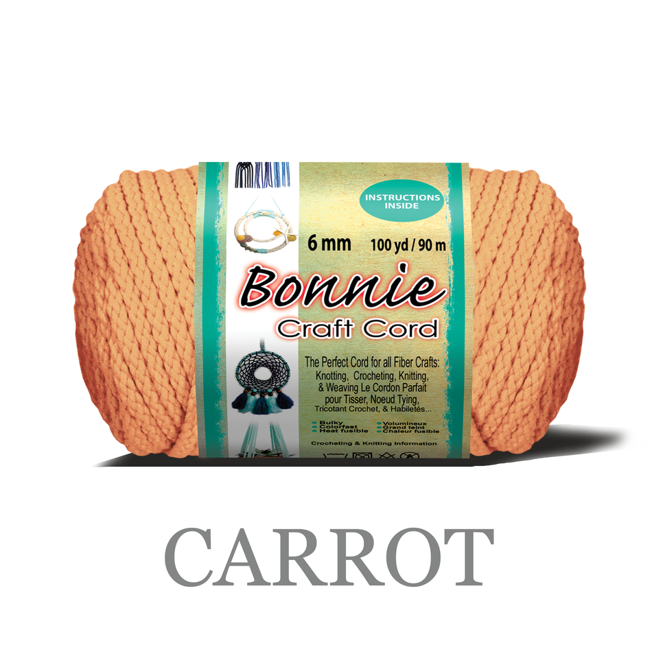6mm Bonnie Braid 100 yard Macrame Cord