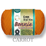 Macrame Cord 6mm x 50yd, Bonnie Braid, Polypropylene, 43 Color Options, Plant Hangers, Wall Hangings, Dreamcatchers