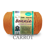 Bonnie Braid Macrame Cord 6mm, 100yd Spool, Braided Polypropylene, 43 Color Options, Wall Hangings, Plant Hangers, Home Decor