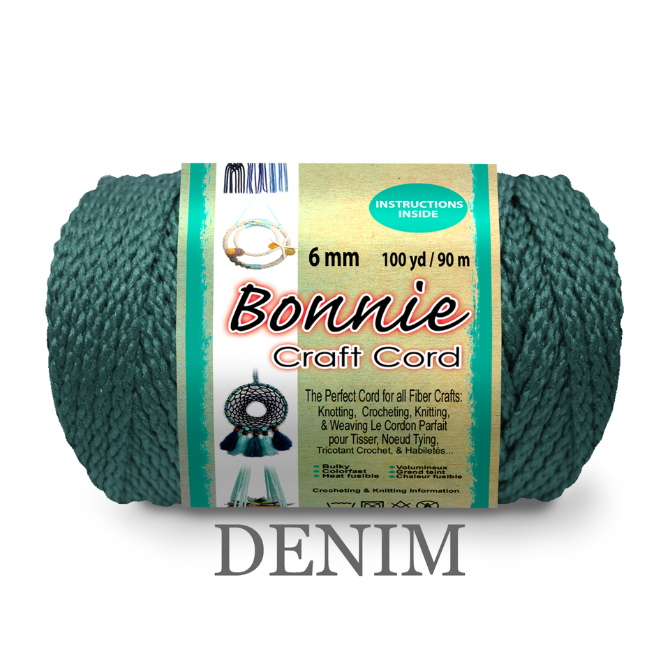 6mm Bonnie Braid 100 yard Macrame Cord