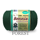 Bonnie Braid Macrame Cord 6mm, 100yd Spool, Braided Polypropylene, 43 Color Options, Wall Hangings, Plant Hangers, Home Decor