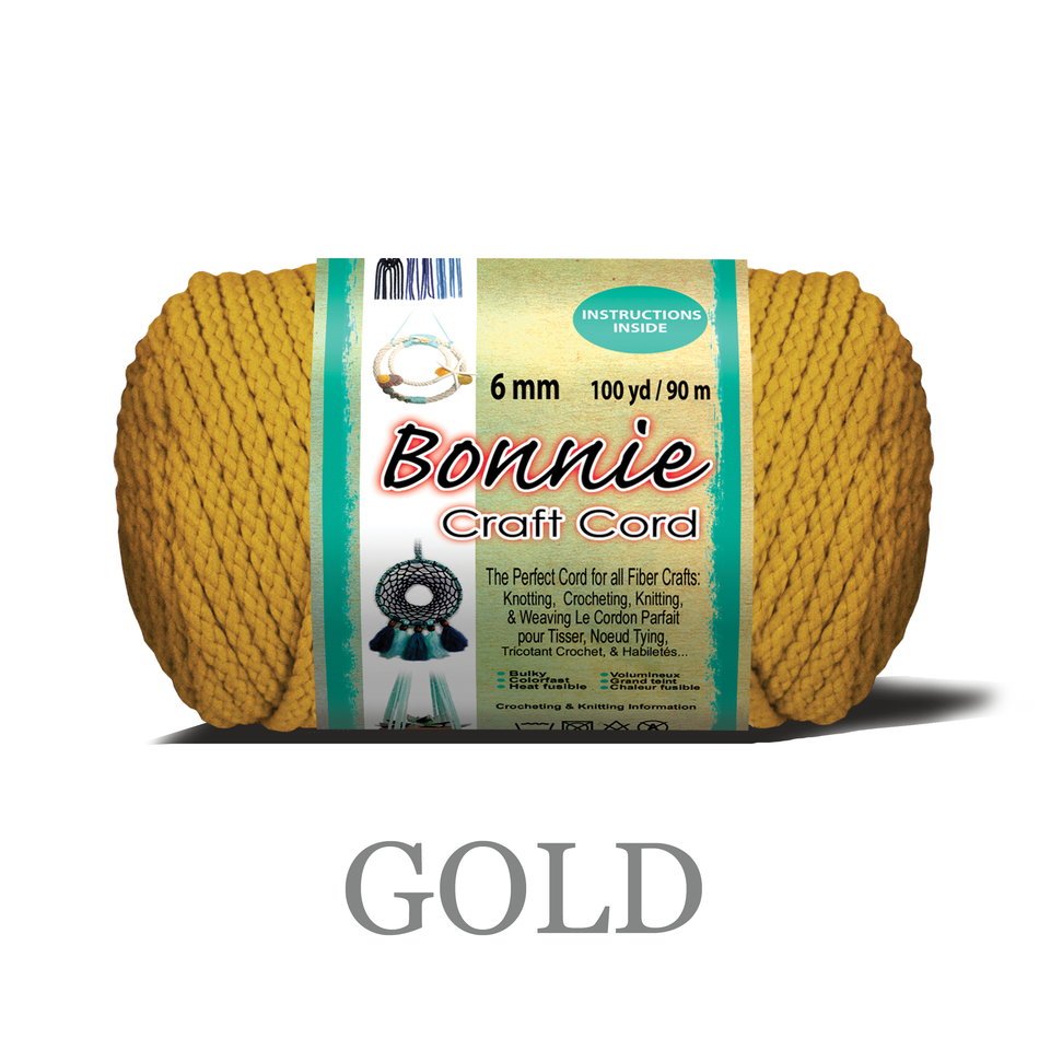 6mm Bonnie Braid 100 yard Macrame Cord