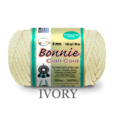 Bonnie Braid Macrame Cord 6mm, 100yd Spool, Braided Polypropylene, 43 Color Options, Wall Hangings, Plant Hangers, Home Decor