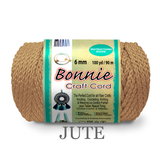Bonnie Braid Macrame Cord 6mm, 100yd Spool, Braided Polypropylene, 43 Color Options, Wall Hangings, Plant Hangers, Home Decor