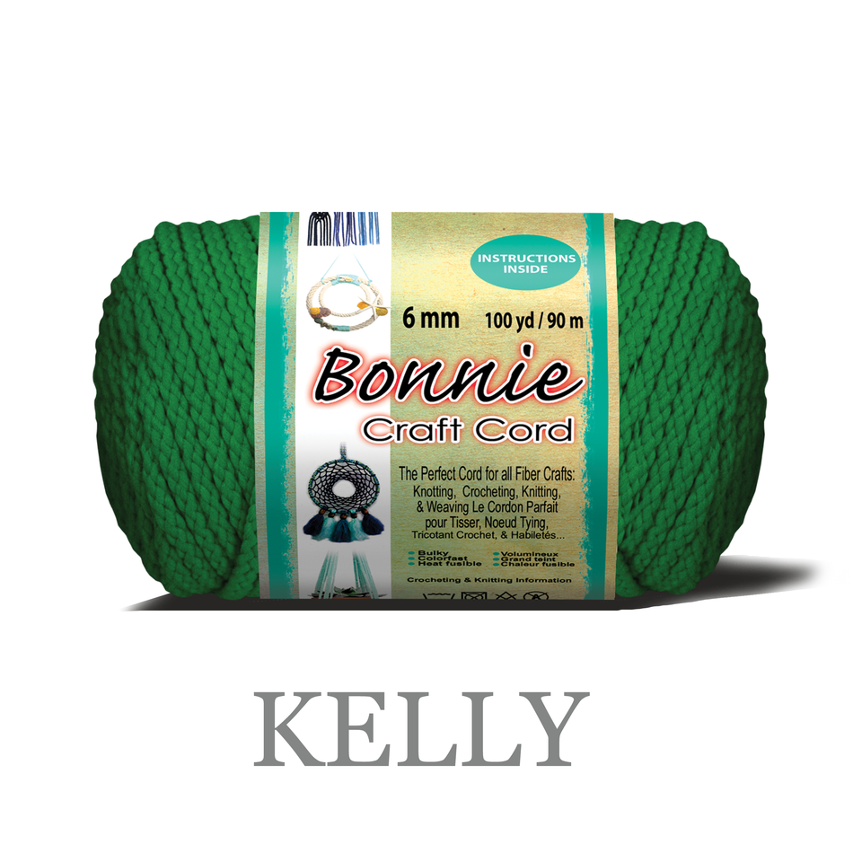 6mm Bonnie Braid 100 yard Macrame Cord