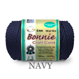 Bonnie Braid Macrame Cord 6mm, 100yd Spool, Braided Polypropylene, 43 Color Options, Wall Hangings, Plant Hangers, Home Decor