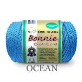 Bonnie Braid Macrame Cord 6mm, 100yd Spool, Braided Polypropylene, 43 Color Options, Wall Hangings, Plant Hangers, Home Decor
