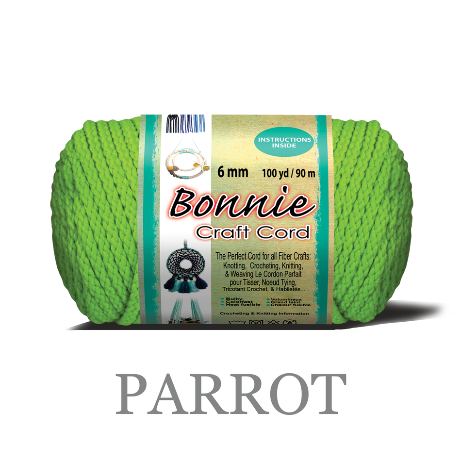 6mm Bonnie Braid 100 yard Macrame Cord