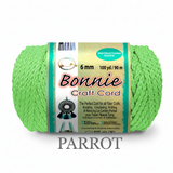 Bonnie Braid Macrame Cord 6mm, 100yd Spool, Braided Polypropylene, 43 Color Options, Wall Hangings, Plant Hangers, Home Decor