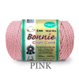 Bonnie Braid Macrame Cord 6mm, 100yd Spool, Braided Polypropylene, 43 Color Options, Wall Hangings, Plant Hangers, Home Decor