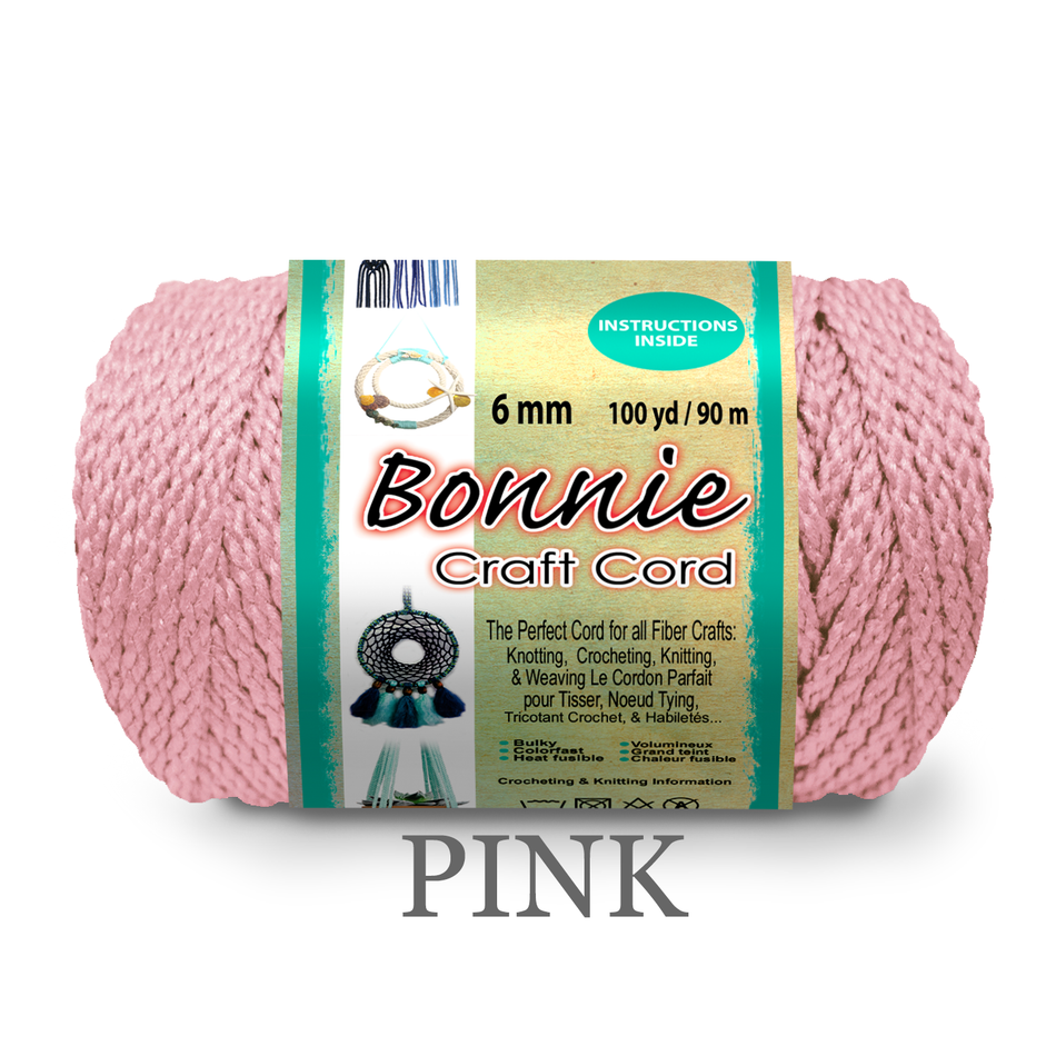 6mm Bonnie Braid 100 yard Macrame Cord